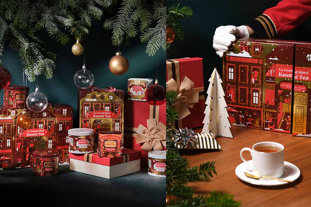 Coffret cadeau de Noël 2024 48 sachets | Kusmi Tea