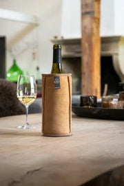 Manchon isotherme Wine en cuir | Kywie