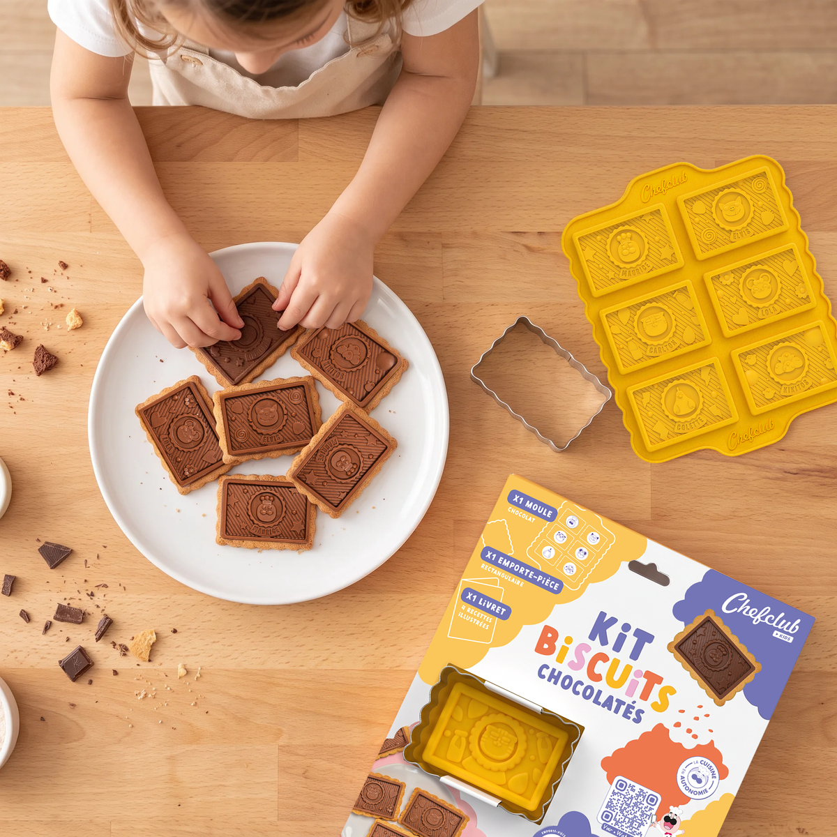 Kit biscuits chocolatés Magic 3D | Chefclub