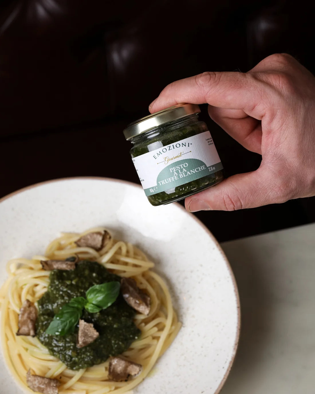Pesto artisanal à la truffe blanche | Emozioni Gourmet