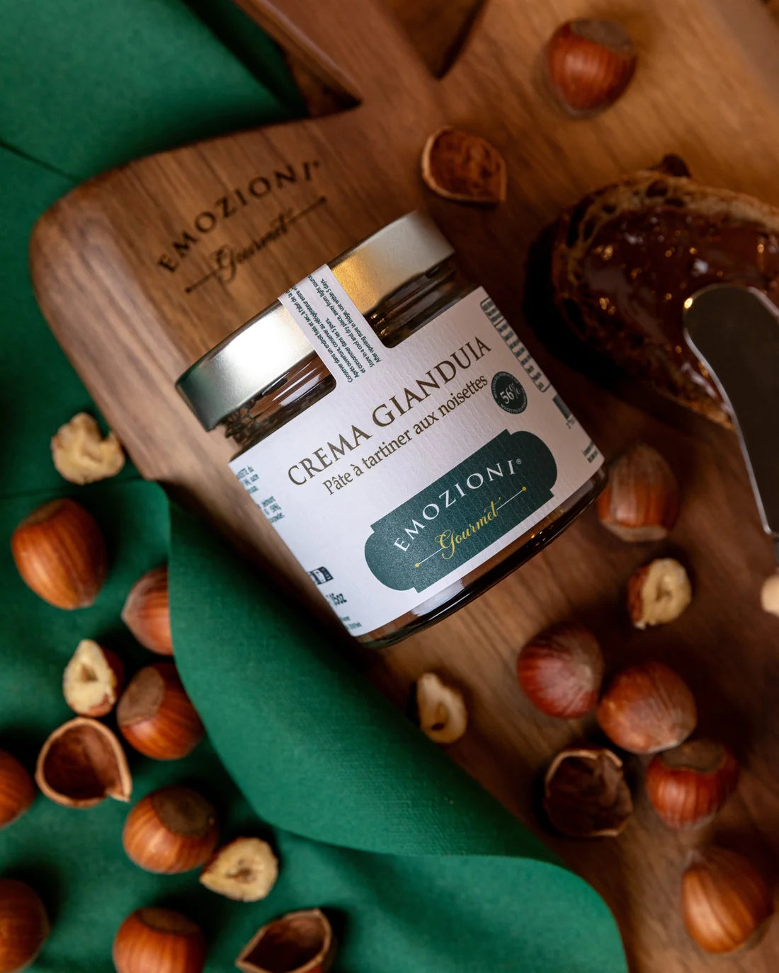 Pâte à tartiner gianduia 56% noisettes | Emozioni Gourmet