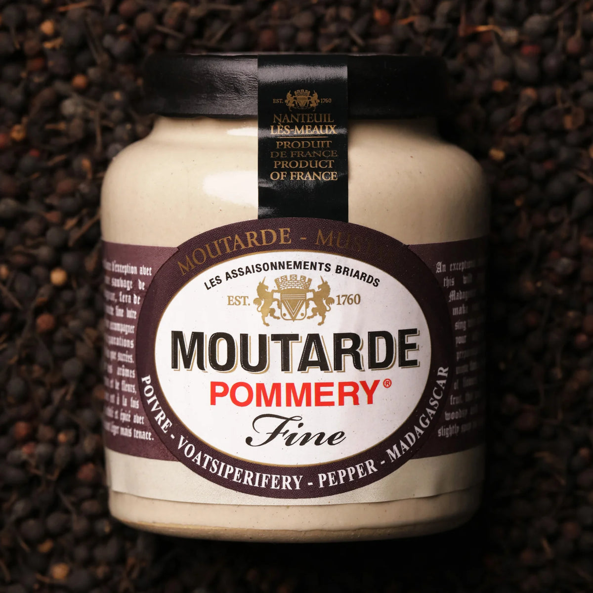 Moutarde au poivre Voatsiperifery | Moutarde de Meaux