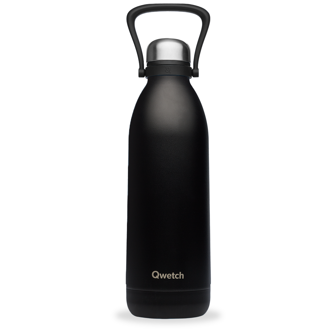 Bouteille isotherme Titan Matt noir 2 L | QWETCH