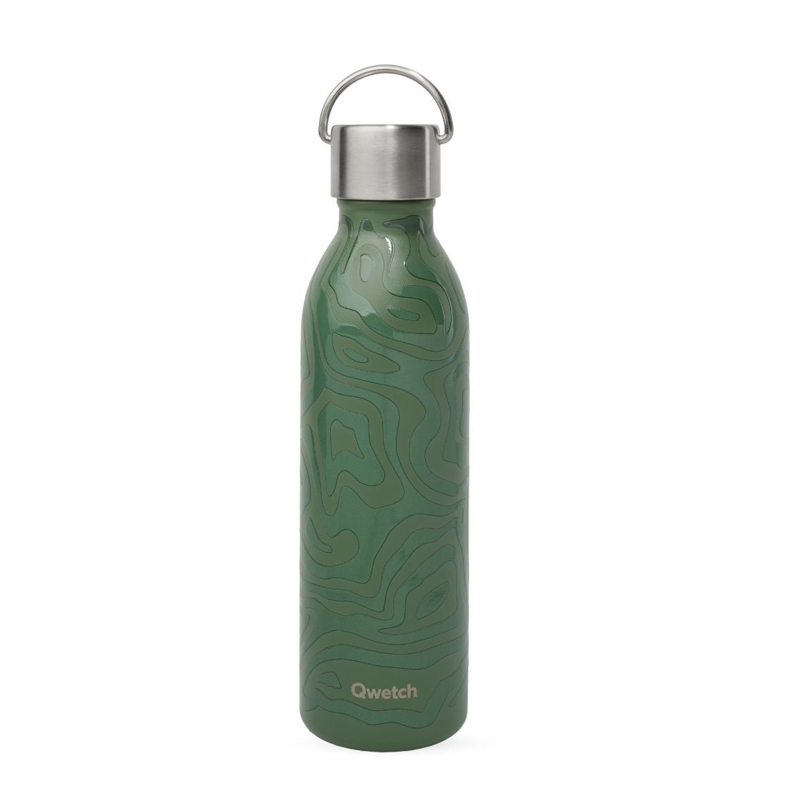 Bouteille isotherme Active Camo kaki 600 ml | QWETCH