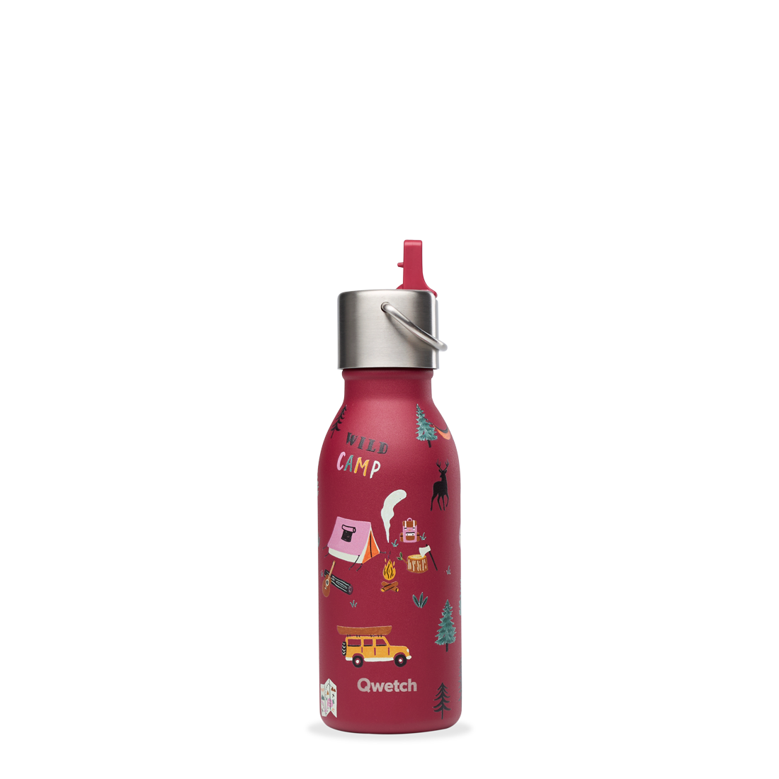 Gourde enfant isotherme Yosemite grenat 350 ml | QWETCH