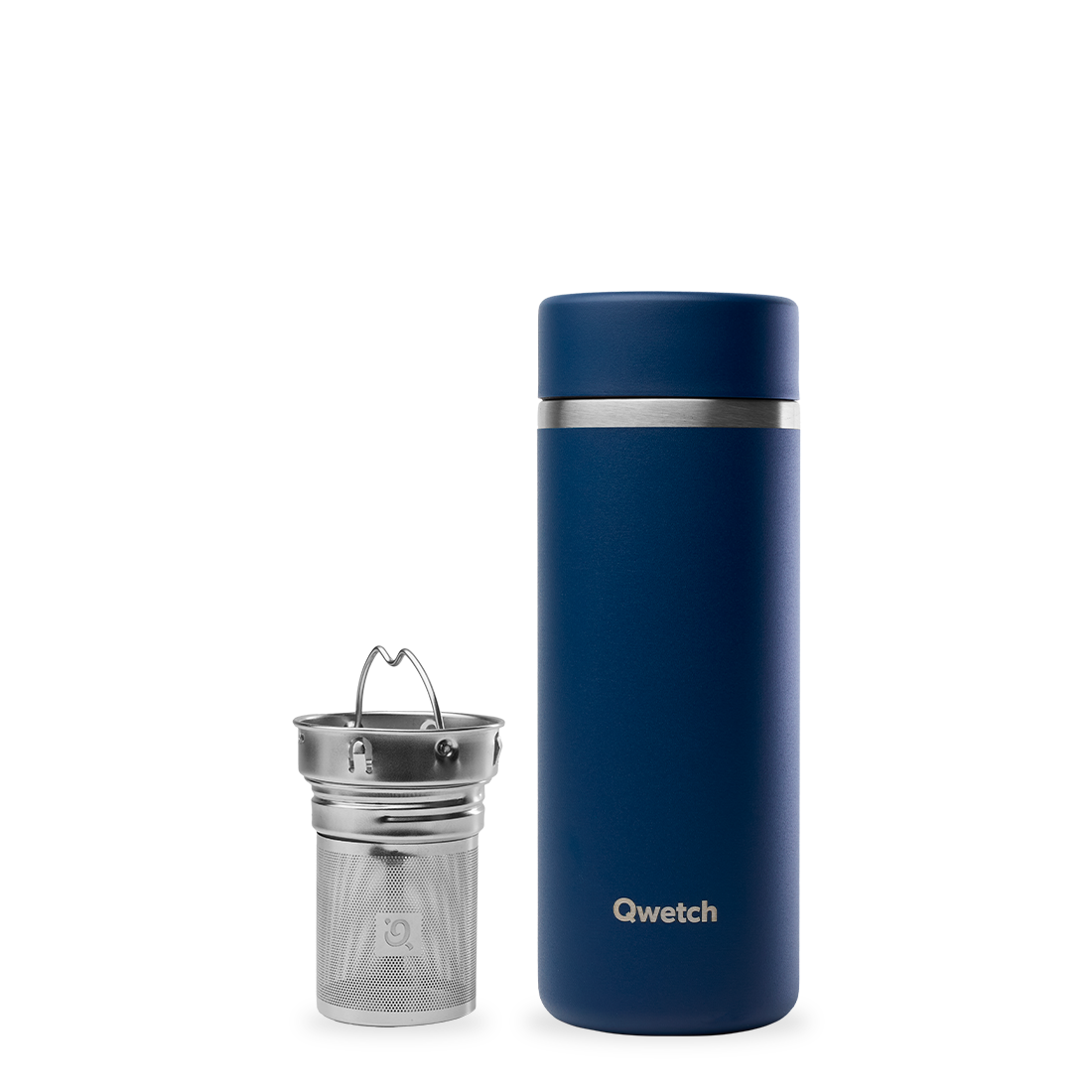 Théière isotherme Matt Bleu Nuit 400ml | Qwetch