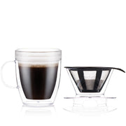 Set Filtre Café & Mug Double Paroi 35cl | Bodum