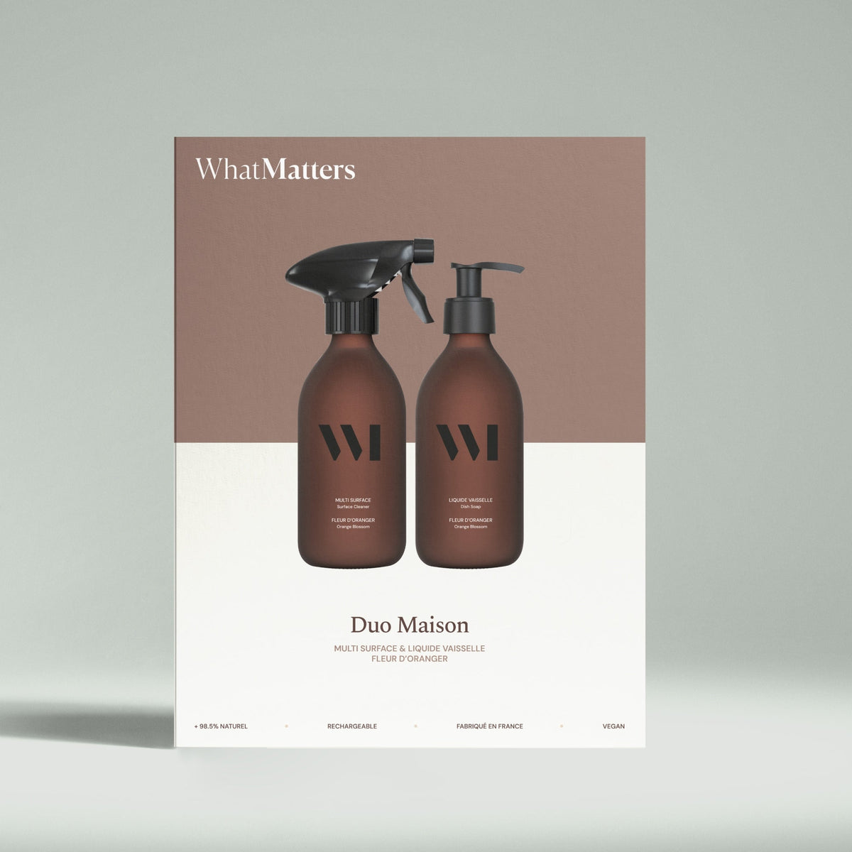 Coffret Duo Maison nettoyant et vaisselle | What Matters