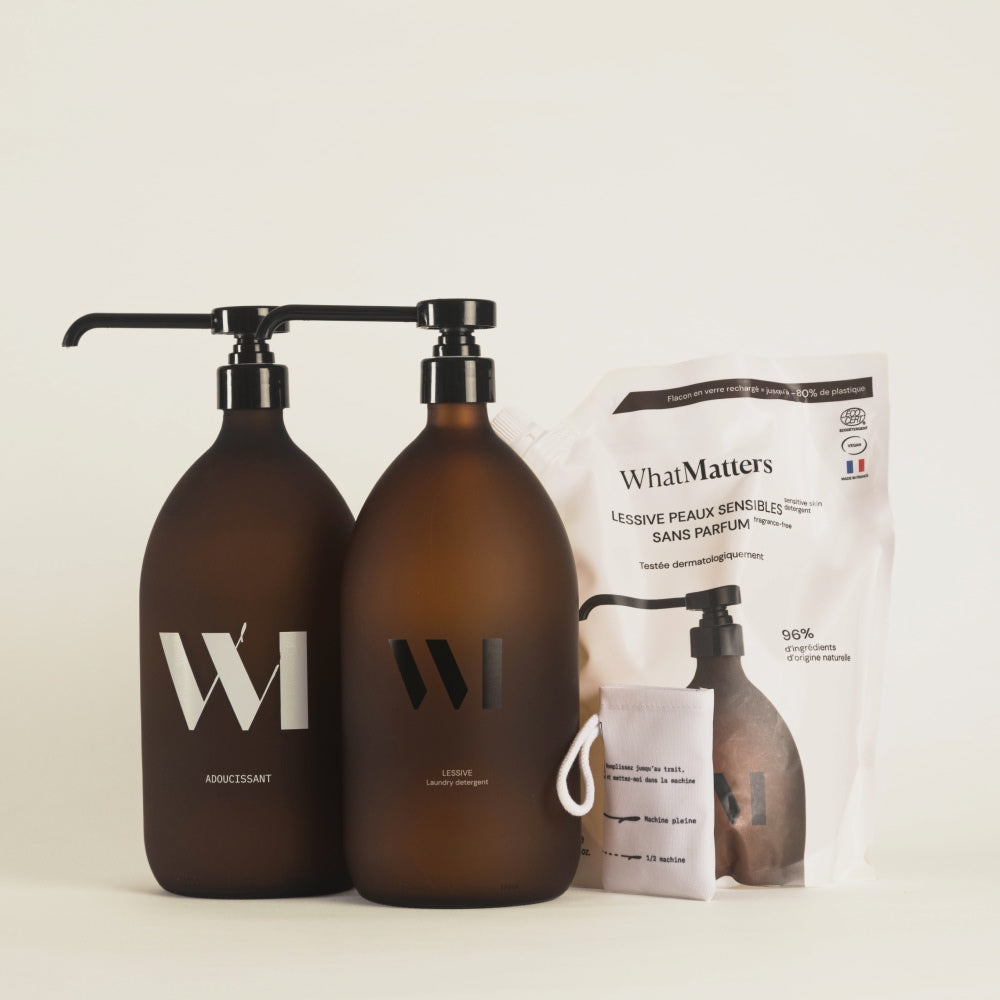 Éco-recharge lessive liquide 1000ml | What Matters