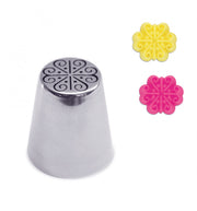 Douille pâtissière rosace en inox | Scrapcooking