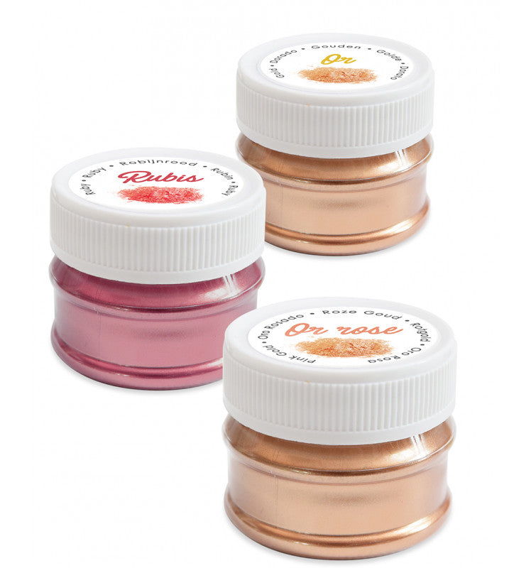 Colorant alimentaire irisé trio | Scrapcooking - Vue 2