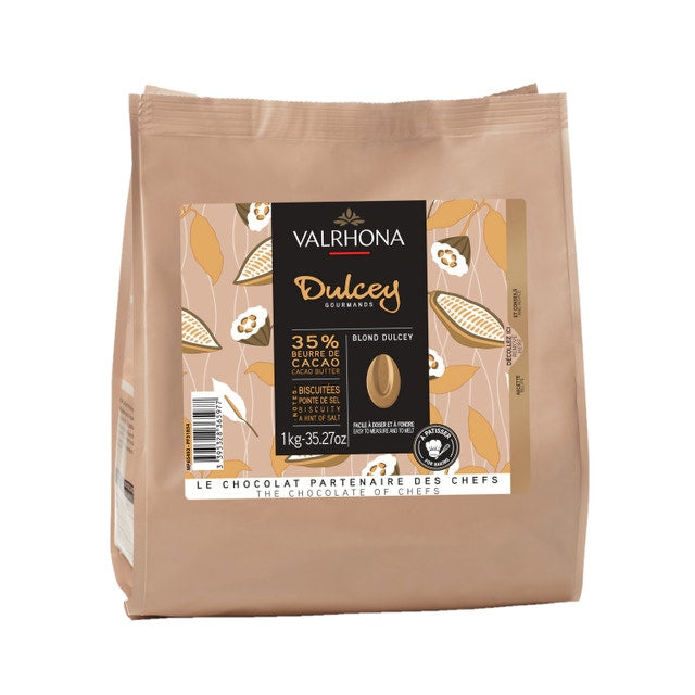 Chocolat blond Dulcey 32% 1kg | Valrhona - vue 1