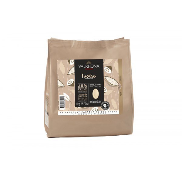 Chocolat blanc Ivoire 35% | Valrhona - Vue 1