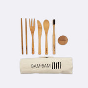 Kit repas nomade en bambou | Bam Bam - Vue 1