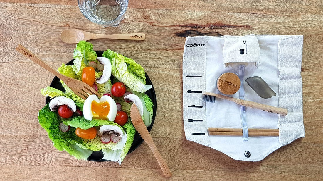 Kit repas nomade en bambou | Bam Bam - Vue 2