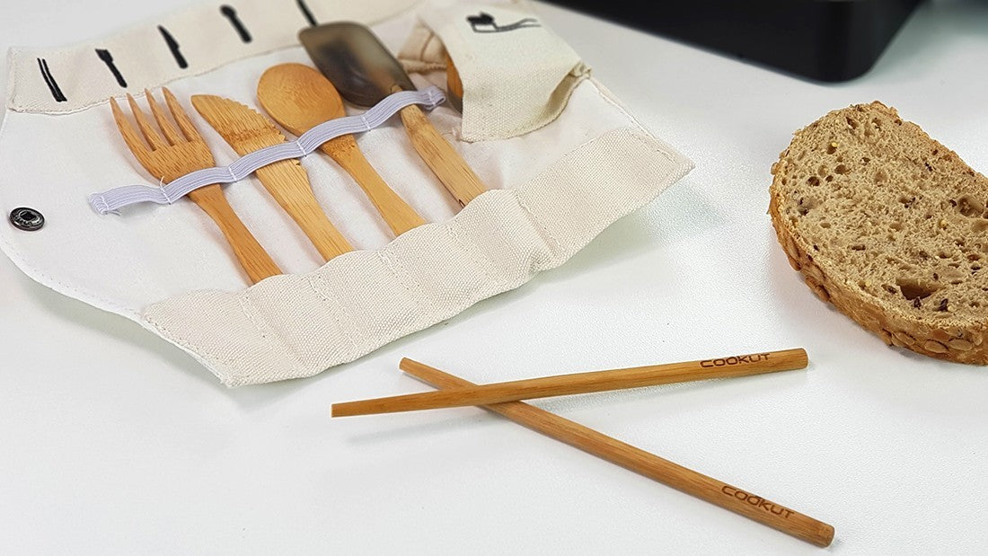 Kit repas nomade en bambou | Bam Bam - Vue 3