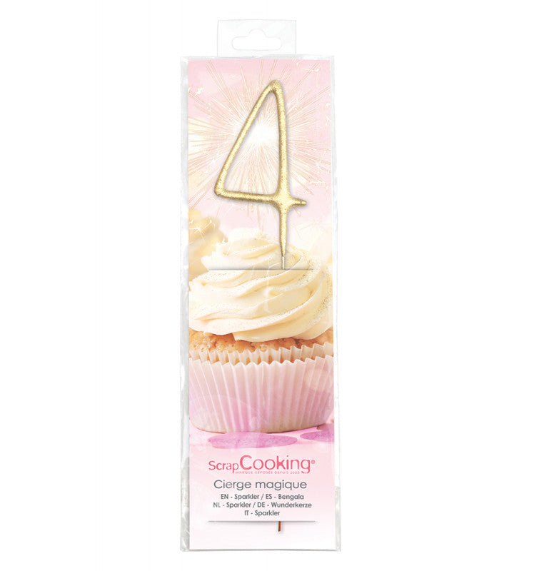 Cierge magique chiffre 9 XXL | Scrapcooking - Vue 7