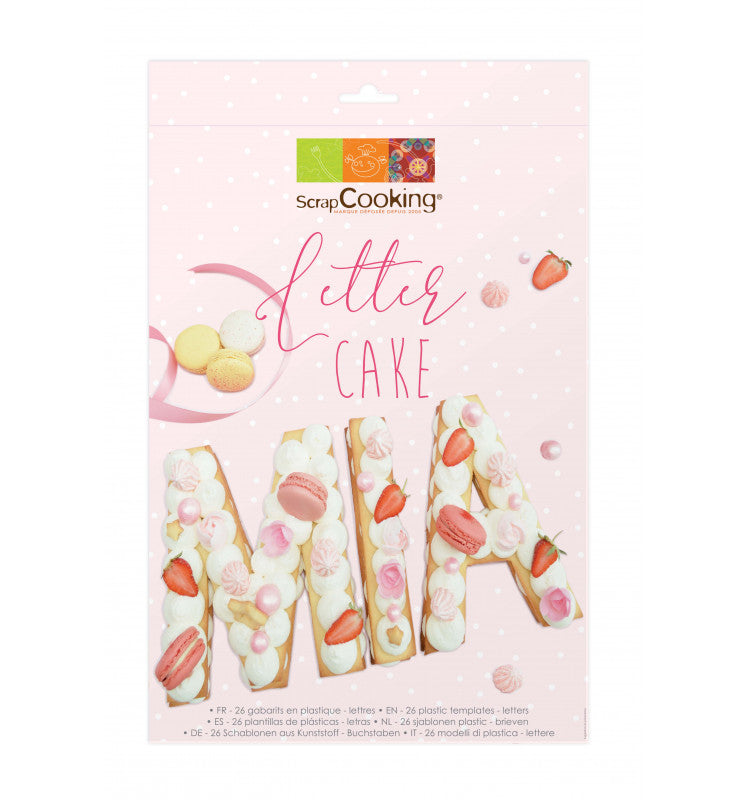 Kit Letter Cake personnalisé | Scrapcooking