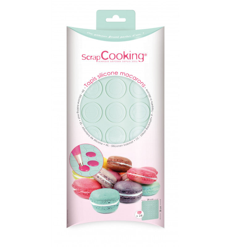 Tapis en silicone pour macarons | Scrapcooking - Vue 1