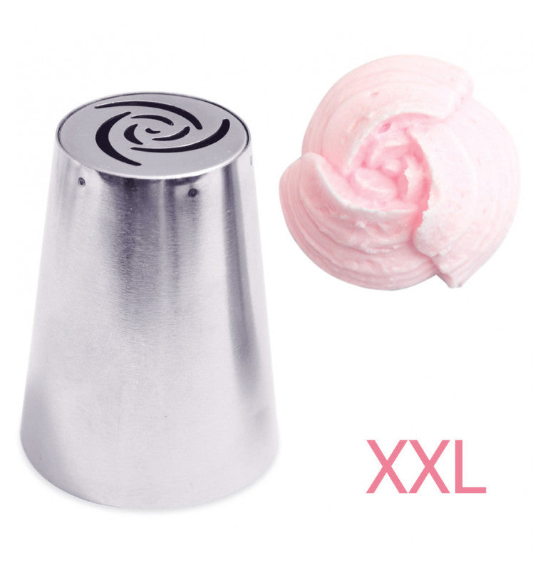 Douille XXL forme rose en inox | Scrapcooking - Vue 1