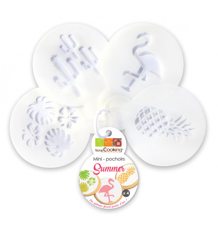 Pochoirs alimentaires Summer set de 4 | Scrapcooking
