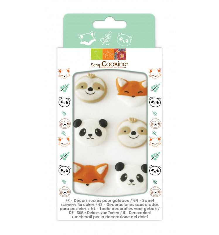Décor en sucre Animaux pour gâteau | Scrapcooking - Vue 1