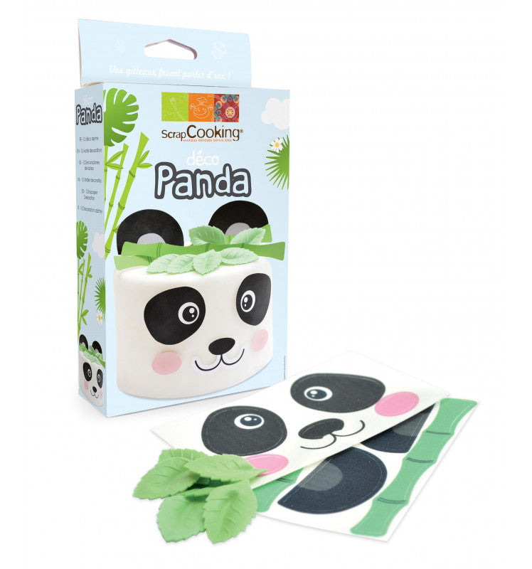 Décor en azyme Panda pour gâteau | Scrapcooking - Vue 2
