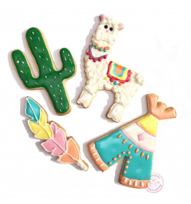 Emporte-pièces Lama et cactus inox | Scrapcooking - Vue 2