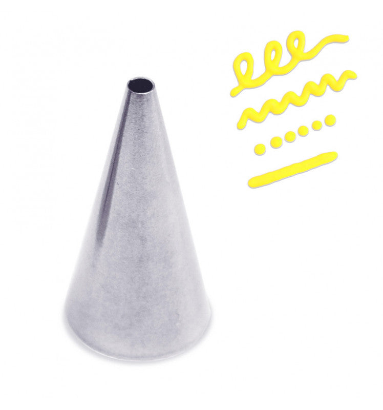 Douille pâtissière fine 4mm inox | Scrapcooking