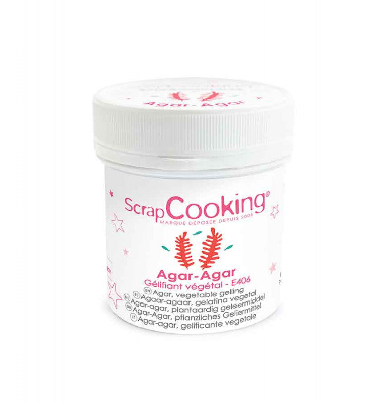 Agar-agar gélifiant végétal 35g | Scrapcooking