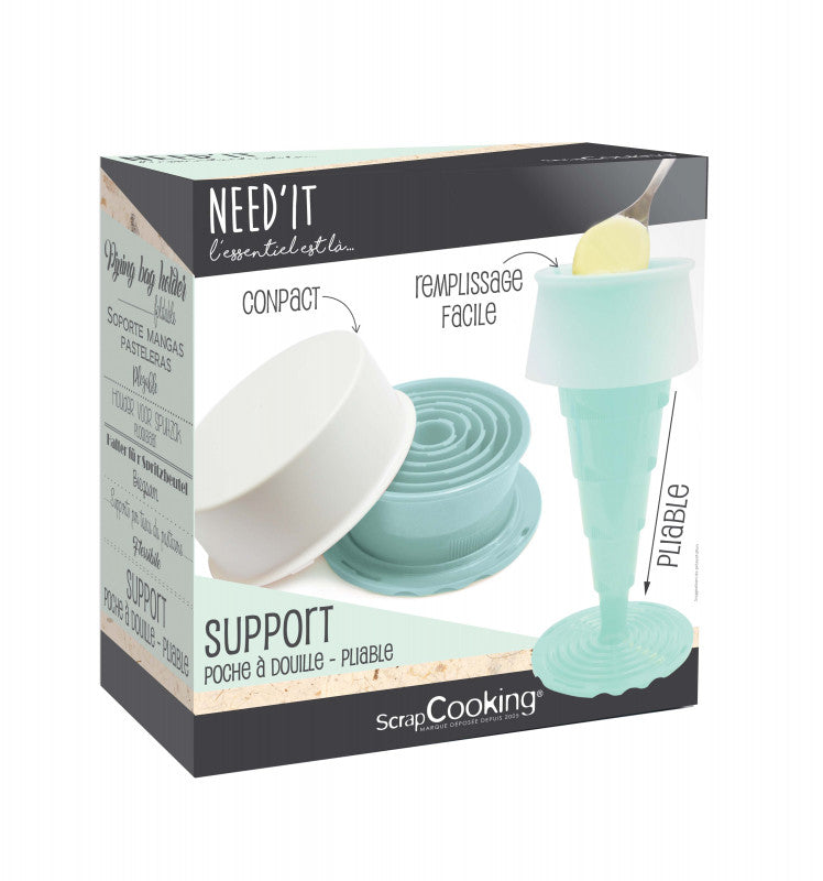 Support pliable pour poche à douille | Scrapcooking