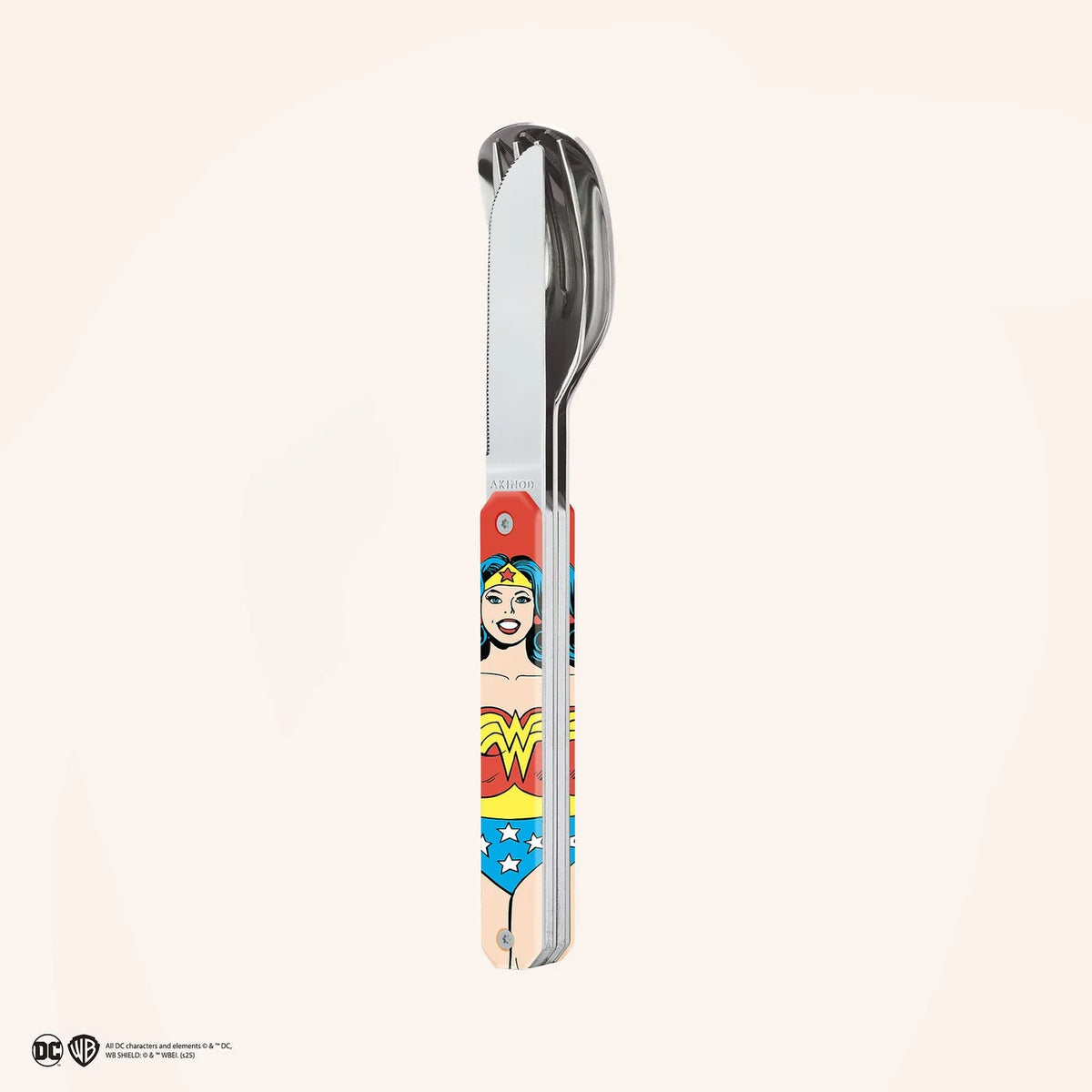 Couverts de voyage Wonder Woman Vintage | AKINOD