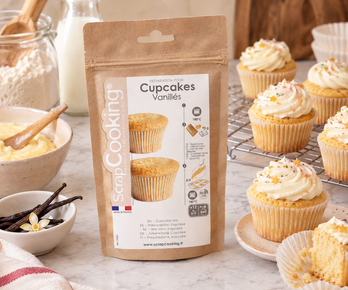 Préparation pour cupcakes moelleux 255 g | Scrapcooking