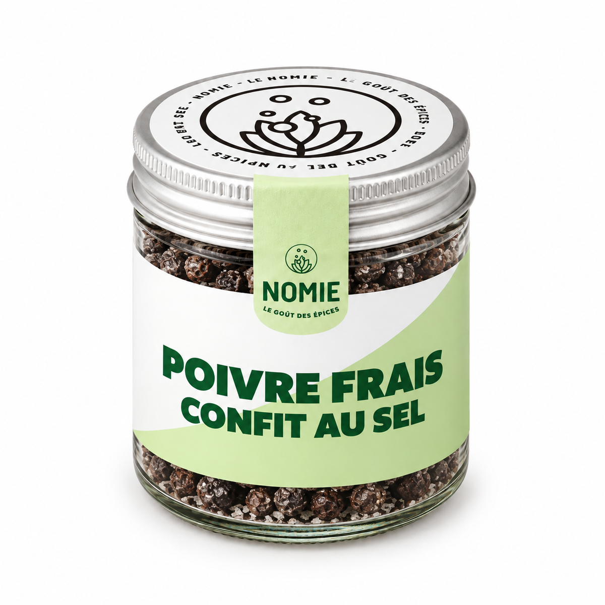 Poivre vert de Kampot confit au sel bio | Nomie