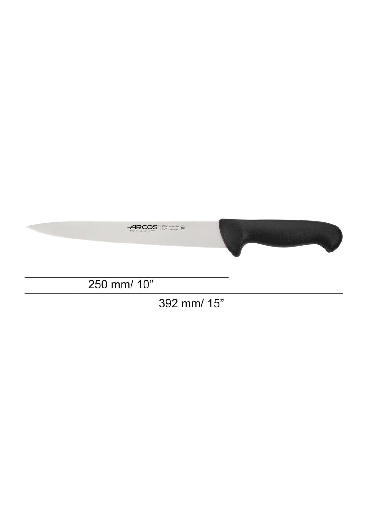 Couteau tranchelard 250 mm manche polypropylène | ARCOS - Vue 2