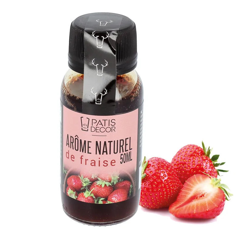 Arôme naturel de fraise concentré 50 ml | PATISDECOR
