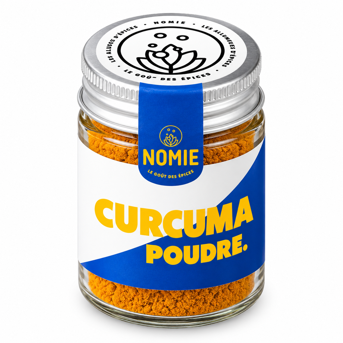 Curcuma en poudre bio grand pot 60ml | Nomie