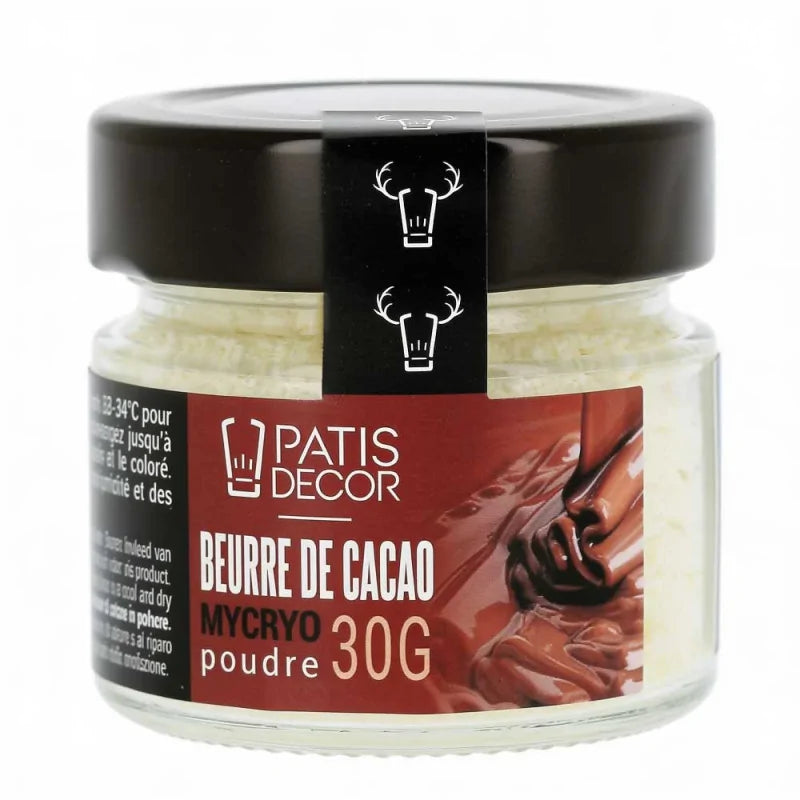 Beurre de cacao Mycryo en poudre 250 g | PATISDECOR