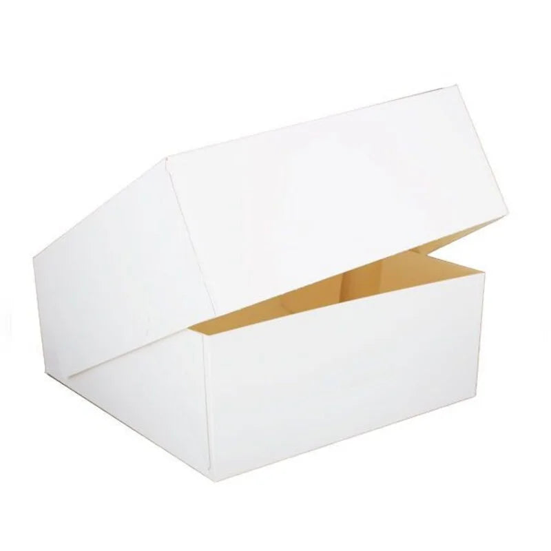 Boîte pâtissière blanche haute 10 cm | PATISDECOR