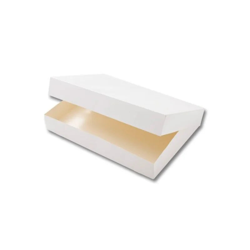 Boîte traiteur blanche grand format | PATISDECOR