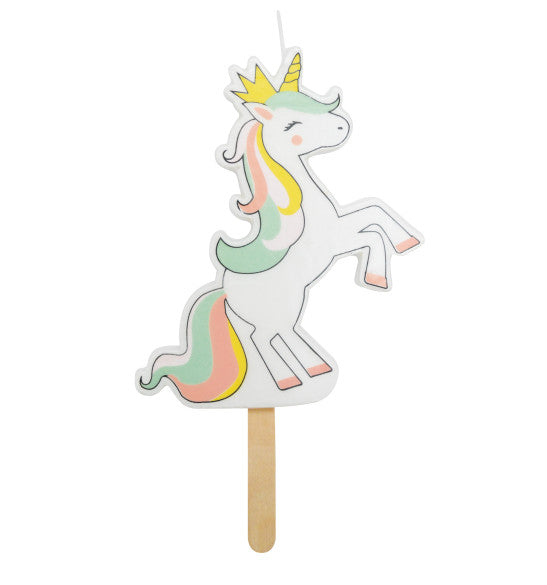 Bougie XXL Licorne d'anniversaire | Scrapcooking - vue 1