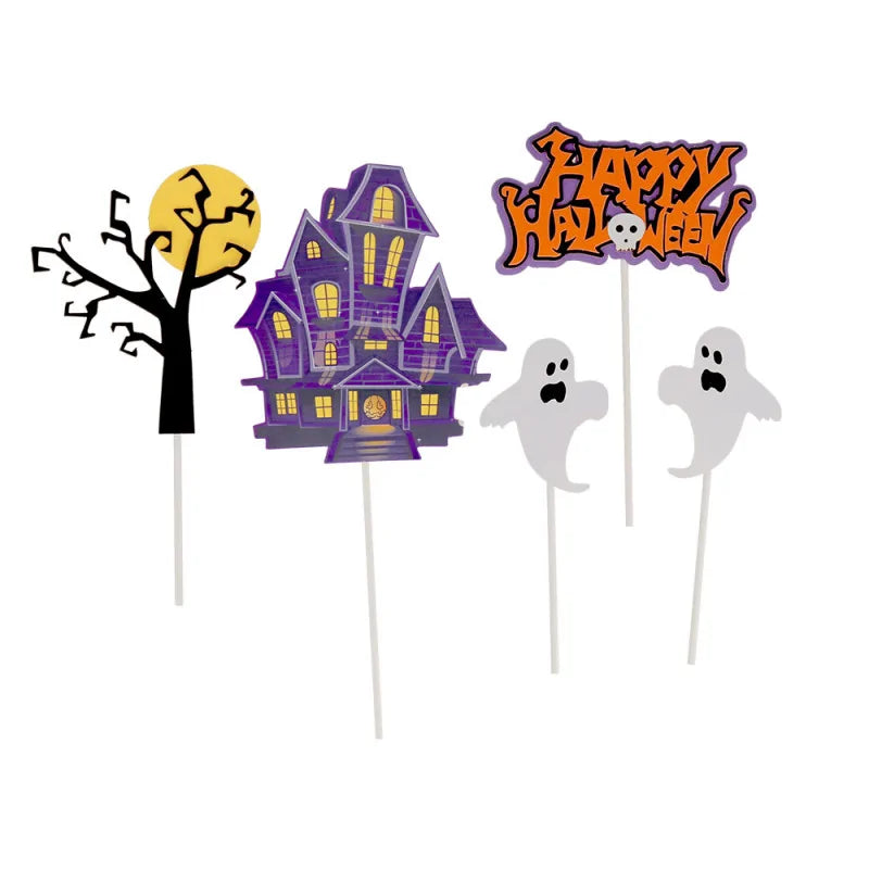 Cake toppers assortis thème Halloween n°3 | Bracconi