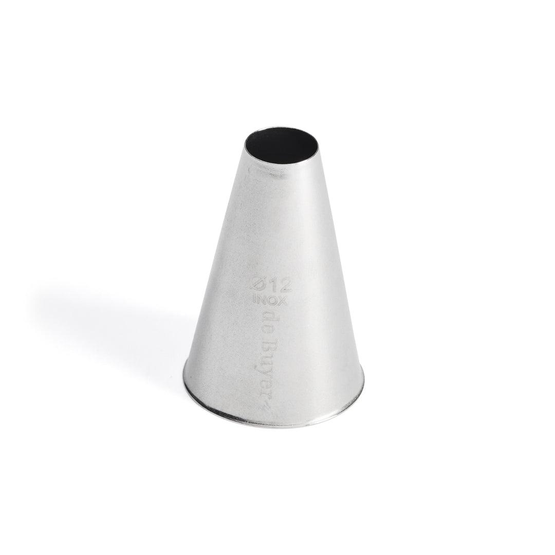 Douille pâtissière unie en inox Ø 12 mm | Bracconi
