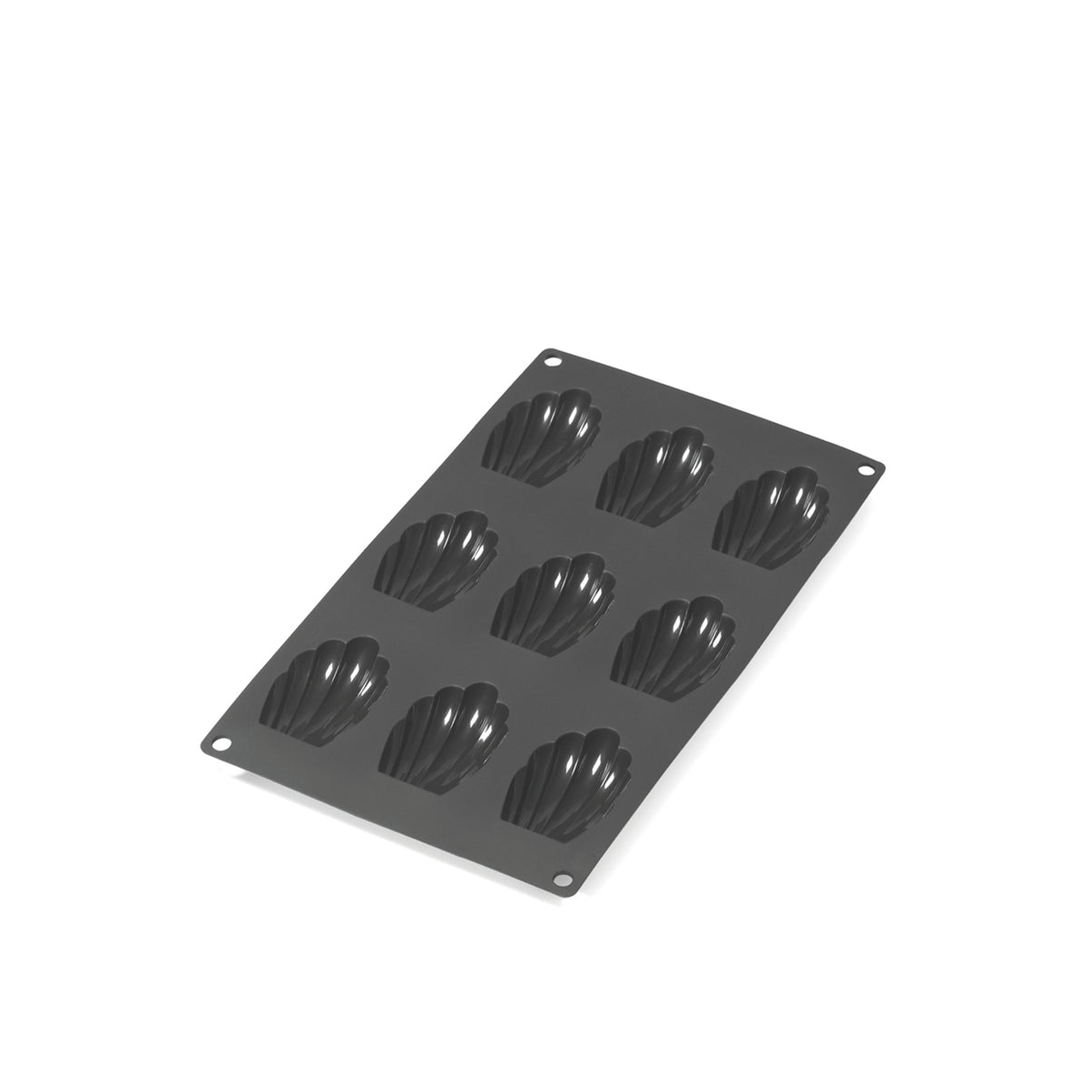 Moule à 9 madeleines Gourmet en silicone | Bracconi