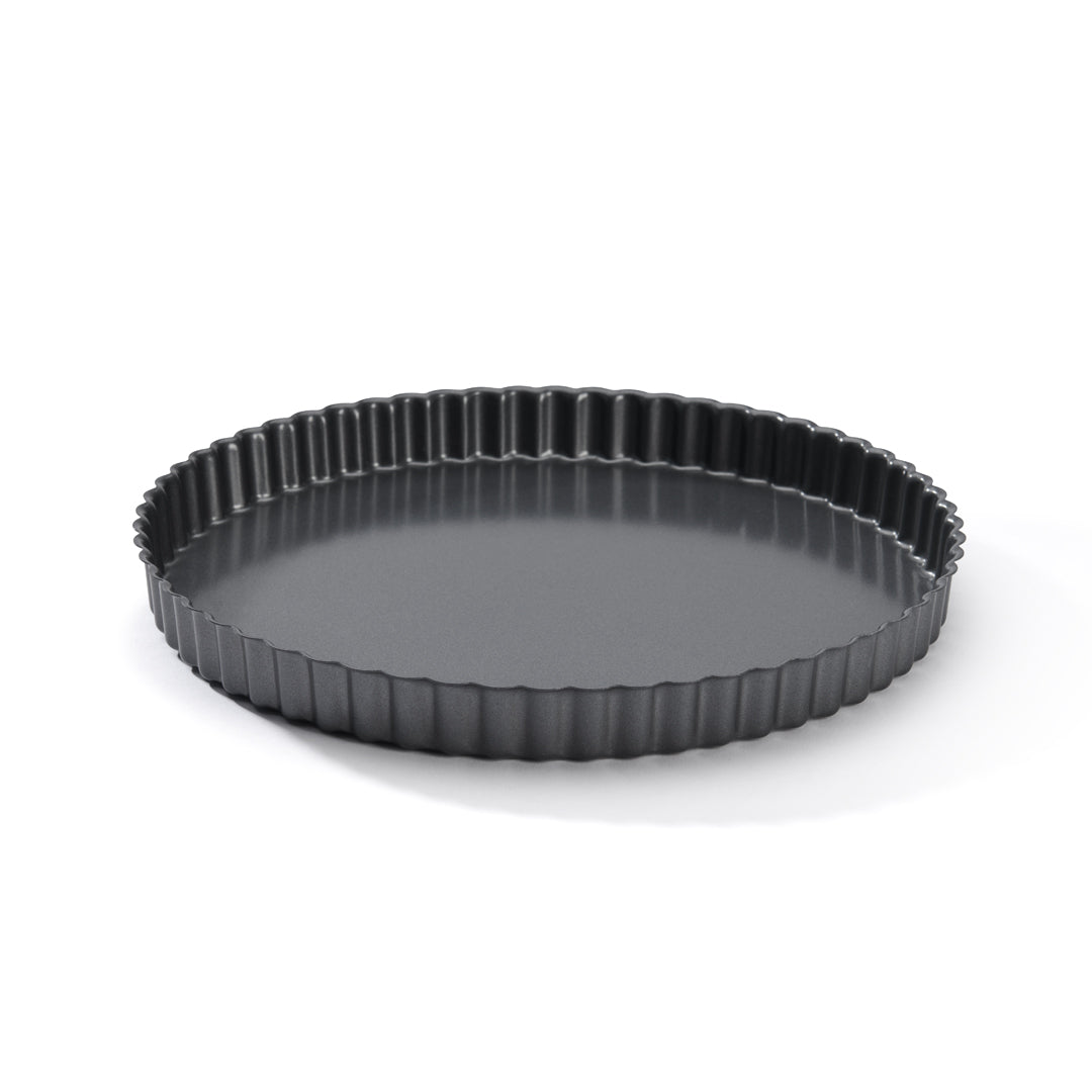Moule à tarte cannelé antiadhésif fond fixe | De Buyer