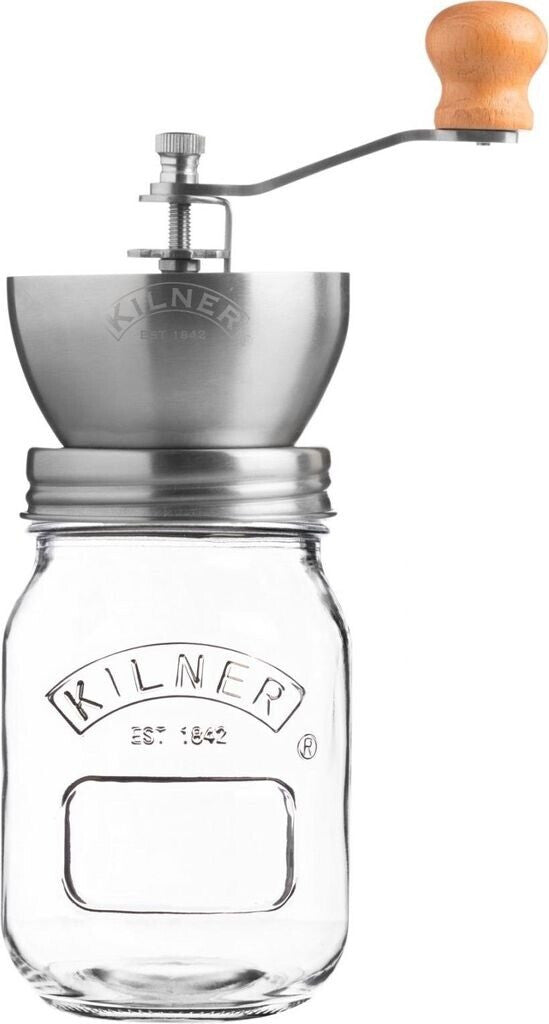 Moulin à café manuel avec bocal en verre | Bracconi