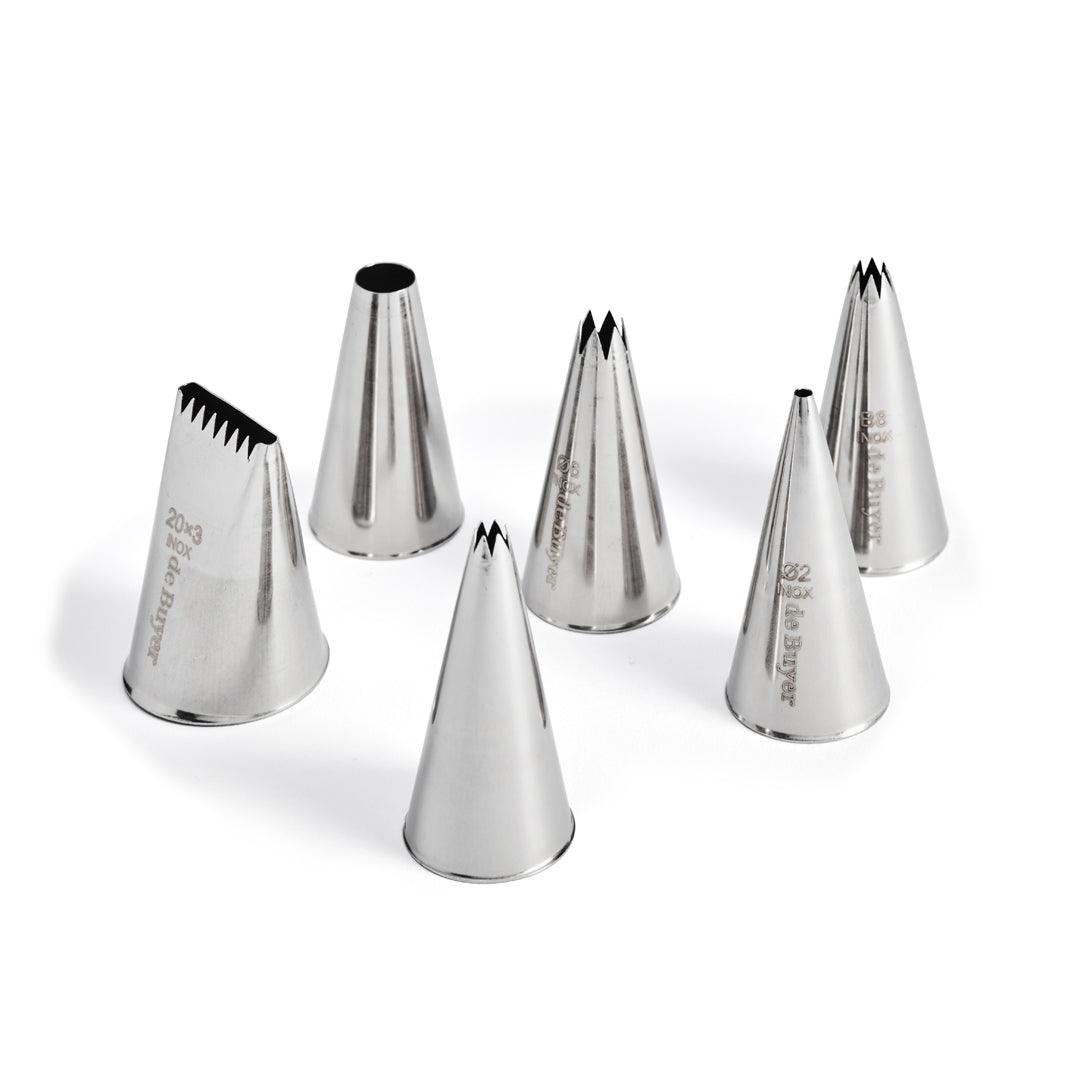 Sachet 6 douilles inox assorties | Bracconi