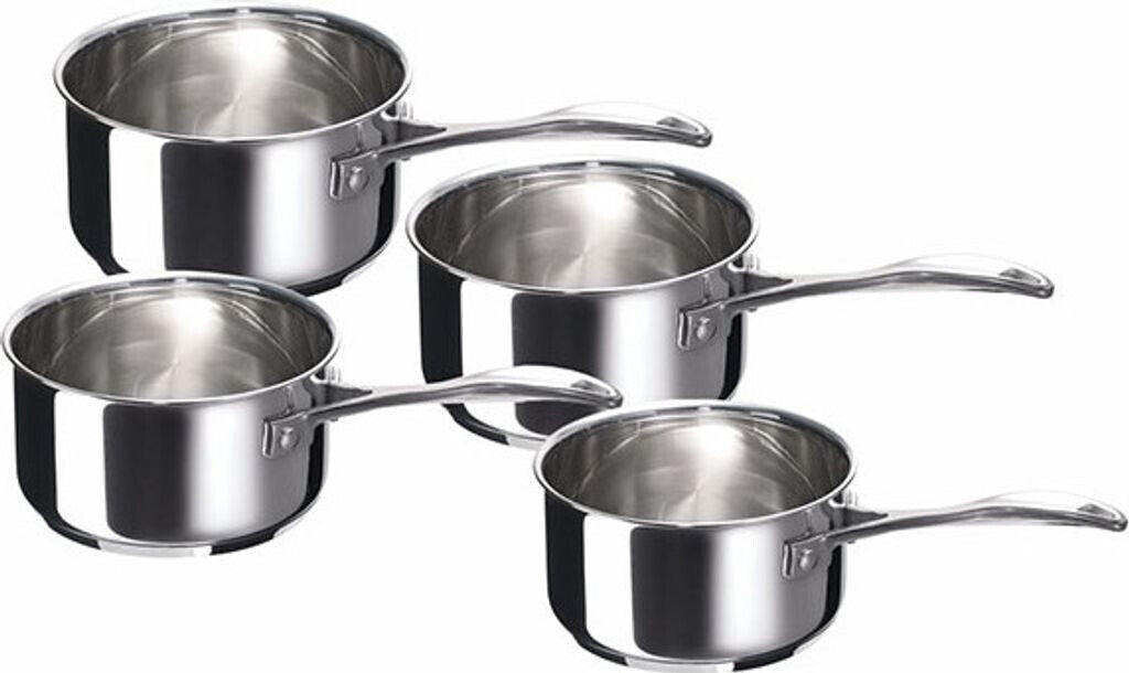 Série de 4 casseroles Chef en inox 18/10 | Bracconi