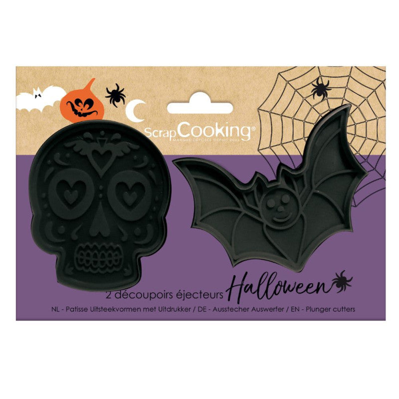 Set 2 emporte-pièces éjecteurs Halloween | Bracconi