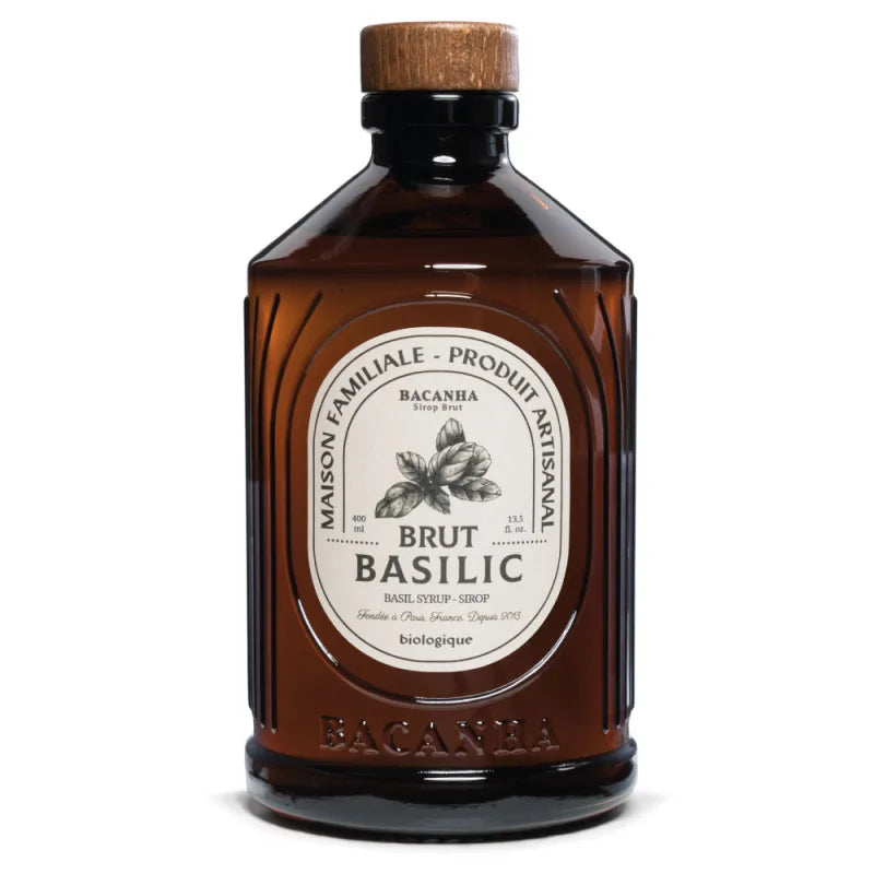 Sirop brut de basilic biologique 400ml | Bracconi